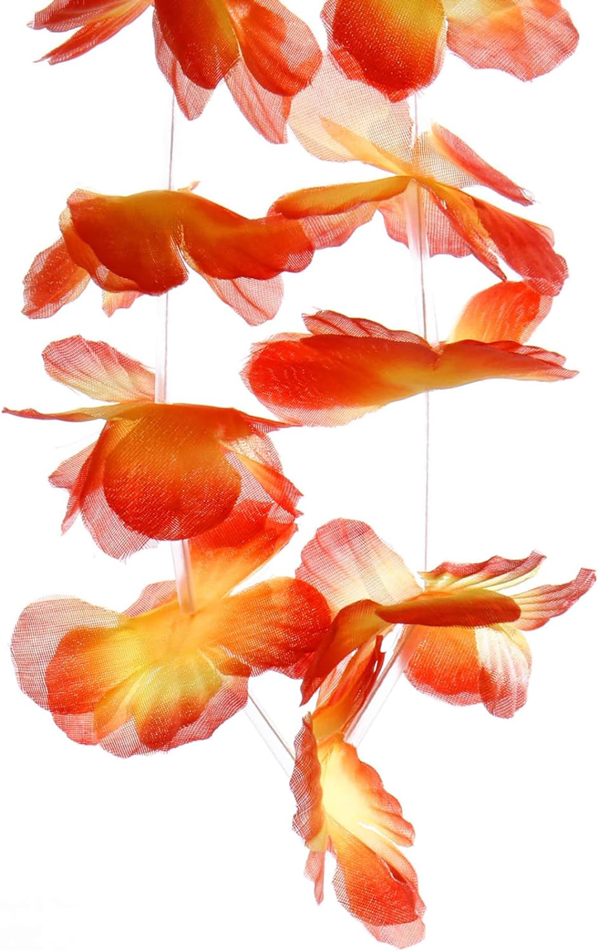 Bulk Hawaiian Plastic Lei Necklaces - 200 Pack, Purple, For Luau & Tropical Parties
